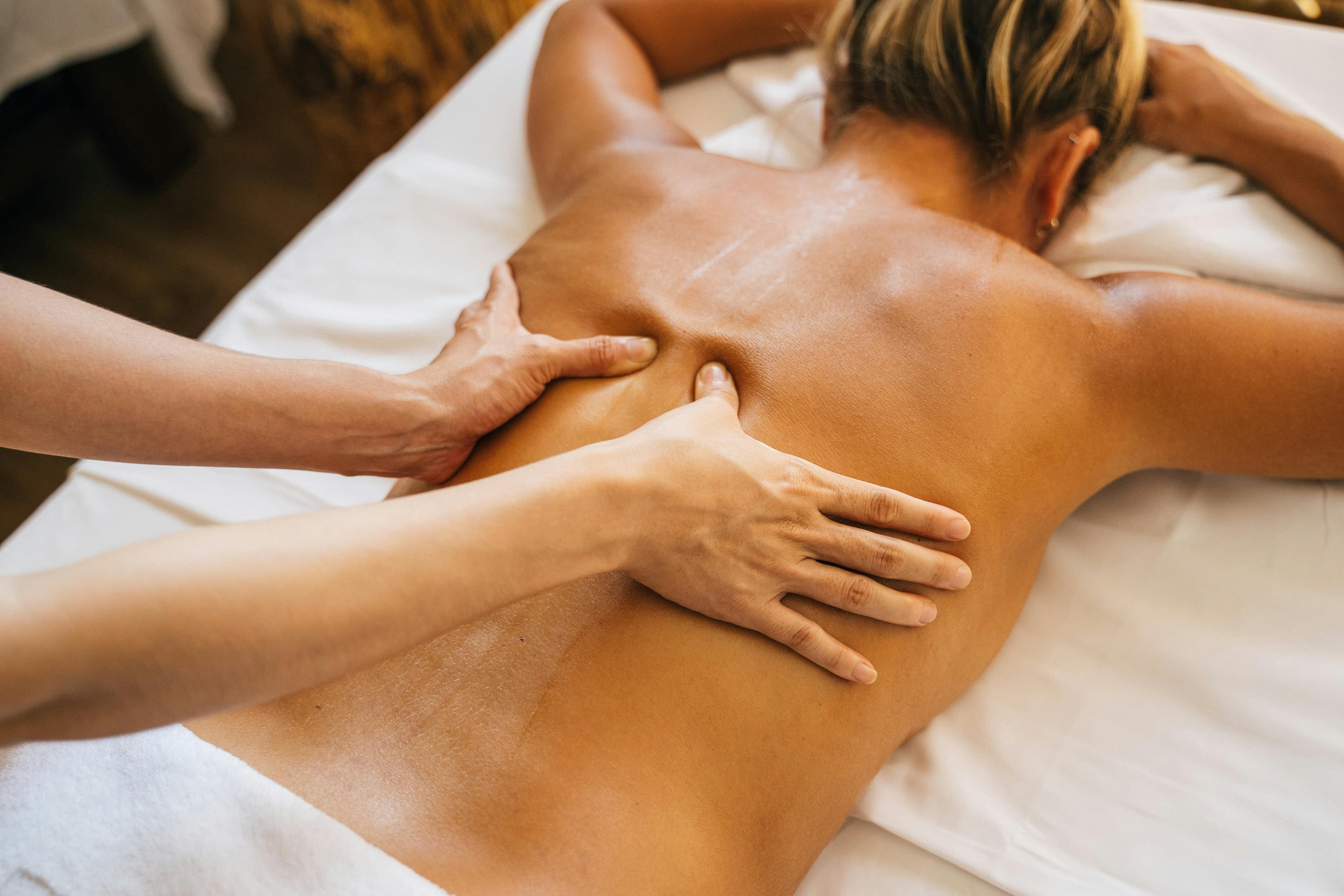 Calm interior of the Massages & Wellness studio